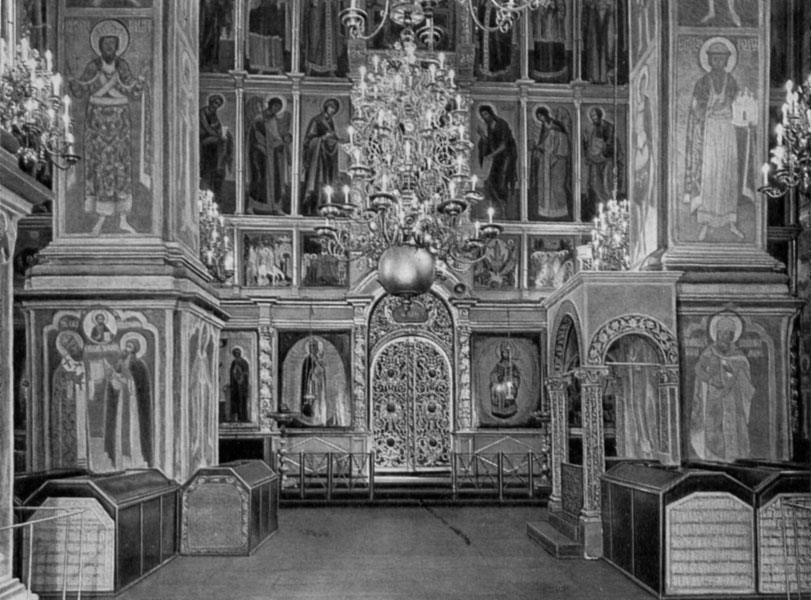 Внутренний вид Архангельского собора