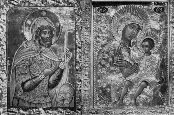 Деталь иконостаса Верхоспасского собора