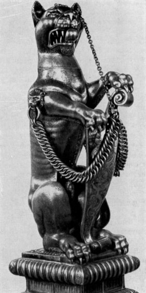 Барс серебряный, лондонской работы. 1600 - 1601 гг.