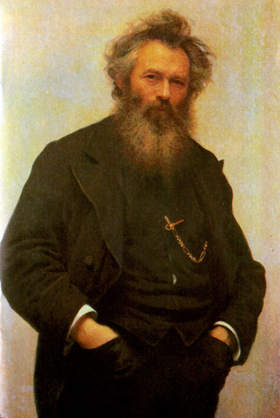 Иван Николаевич Крамской - Портрет И. И. Шишкина. 1880 г.