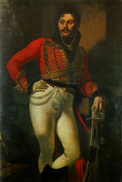 Орест Адамович Кипренский - Портрет Е. В. Давыдова. 1809 г.
