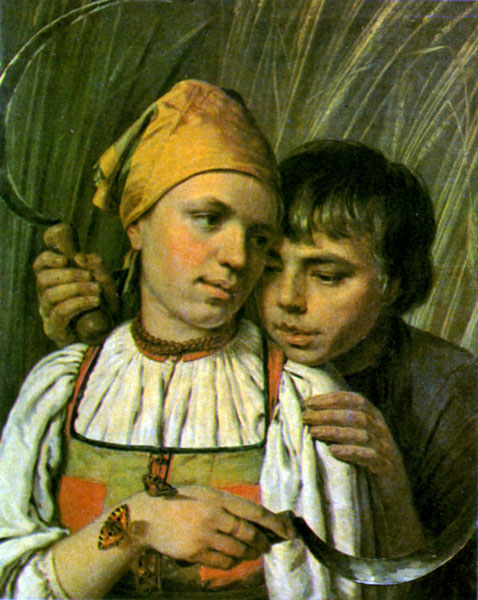Алексей Гаврилович Венецианов - Жнецы. Около 1825 г.