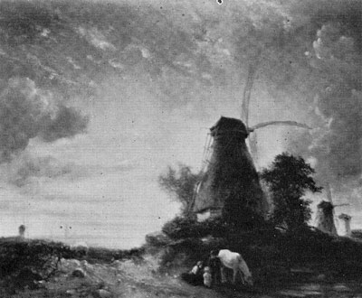 192 LANDSCAPE WITH WINDMILLS. 1846