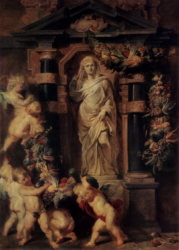 PETER PAUL RUBENS. 1577-1640 Statue of Ceres. Ca. 1615