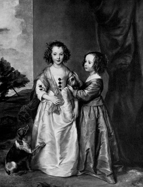 ANTHONY VAN DYCK. 1599-1641 Portrait of Elizabeth and Philadelphia Wharton (?). Second half of the 1630s