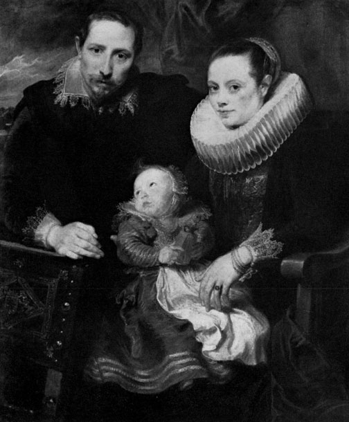 ANTHONY VAN DYCK. 1599-1641 Family Group. Ca. 1621 