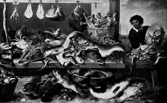 FRANS SNYDERS. 1579 - 1657 Fish Shop
