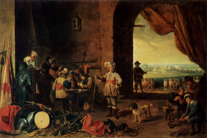 DAVID TENIERS THE YOUNGER. 1610-1690  The Guard-room 