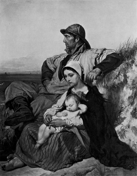 LOUIS GALLAIT. 1810-1887 The Fisherman's Family 