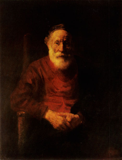 REMBRANDT HARMENSZ VAN RIJN. 1606-1669  Portrait of an Old Man in Red. Ca. 1652-54