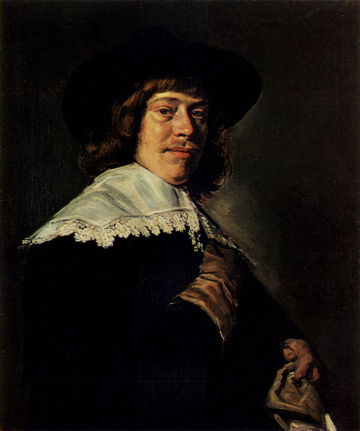 FRANS HALS. Ca. 1580-1666 Portrait of a Young Man Holding a Glove