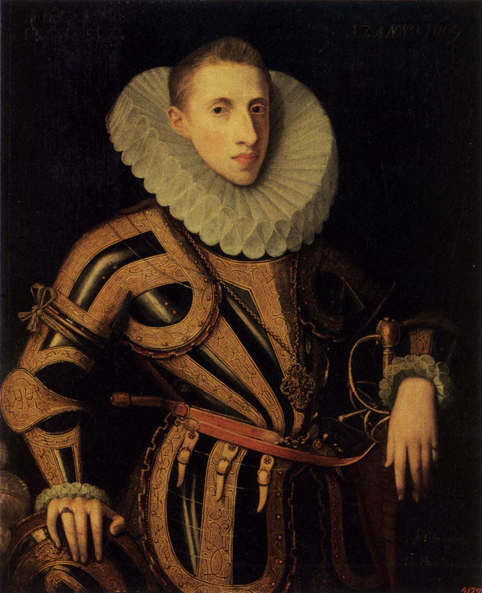 JUAN PANTOJA DE LA CRUZ. 1553-1608  Portrait of Don Diego de Villamayor 