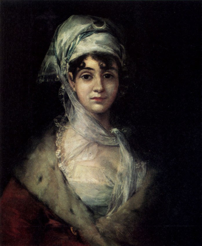 FRANCISCO JOSE DE GOYA Y LUCIENTES. 1746-1828 Portrait of Antonia Zarate. 1810 or 1811