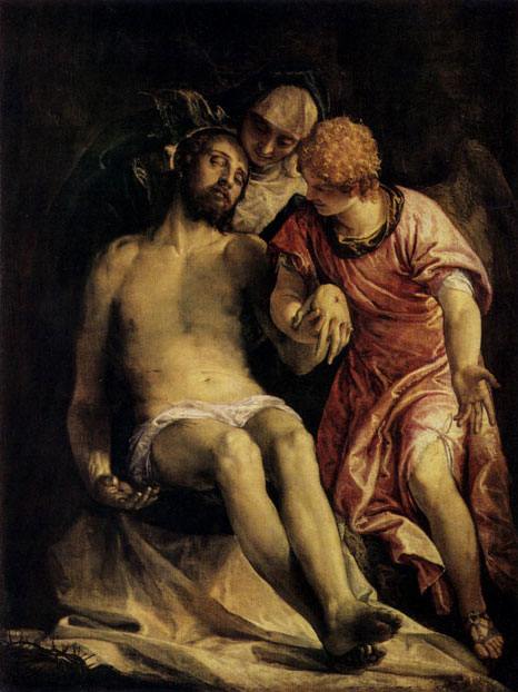 VERONESE (PAOLO CALIARI). 1528-1588  Pieta. Between 1576 and 1582