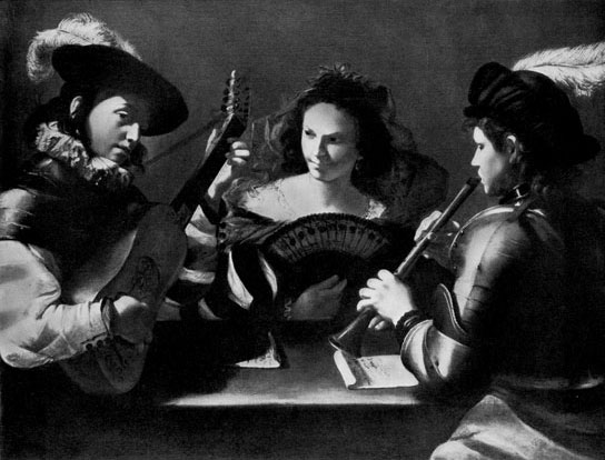 MATTIA PRETI. 1613-1699  Musical Party. Early 1630s 