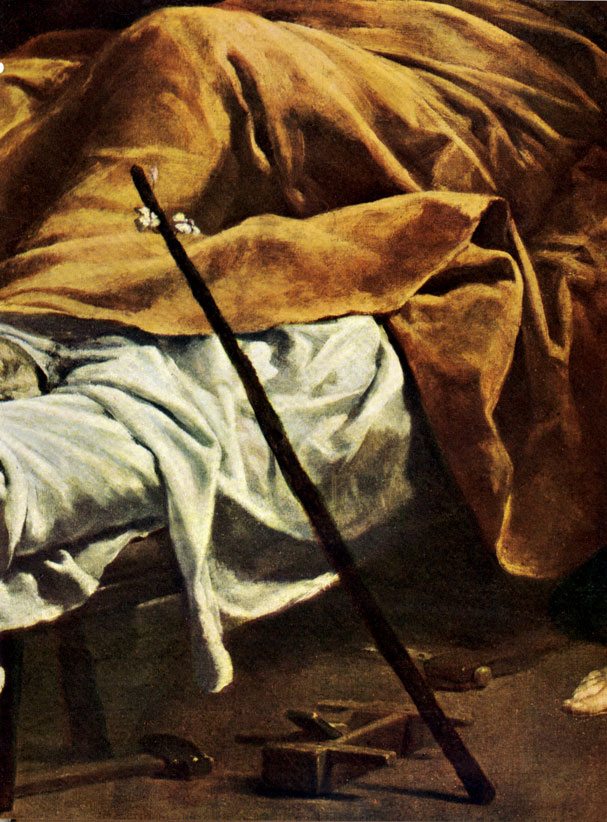 GIUSEPPE MARIA CRESPI. 1665-1747 Death of St. Joseph (fragment). Ca. 1712 