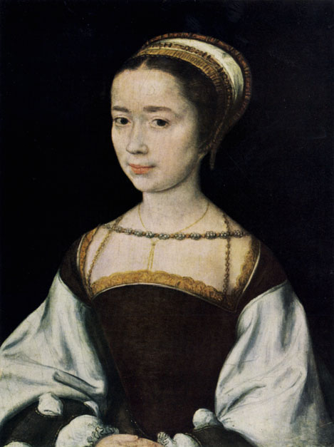 CORNEILLE DE LYON (?). Early 16th century - ca. 1575 Portrait of a Woman. 1530s-1540s