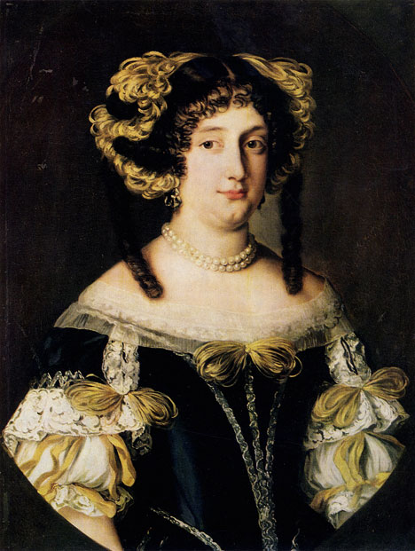 JACOB FERDINAND VOET. 1639 - ca. 1700 Portrait of Marie Virginie Borghese-Chigi, Princess Farnese. 1670s