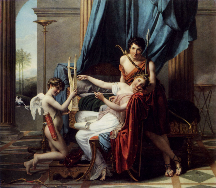 JAQUES-LOUIS DAVID. 1748-1825 Sappho and Phaon 