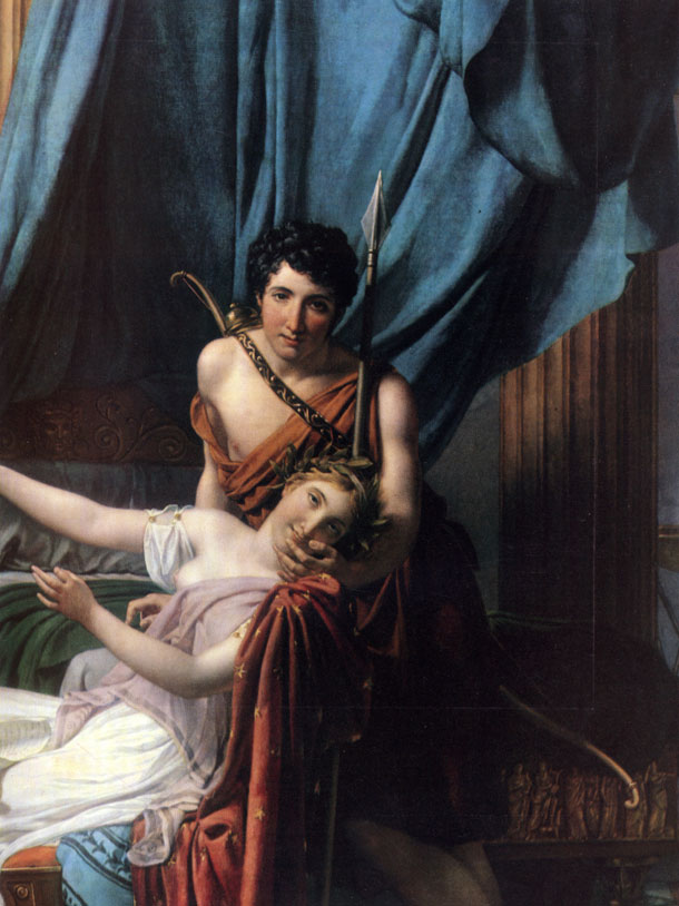 JAQUES-LOUIS DAVID. 1748-1825 Sappho and Phaon (fragment)