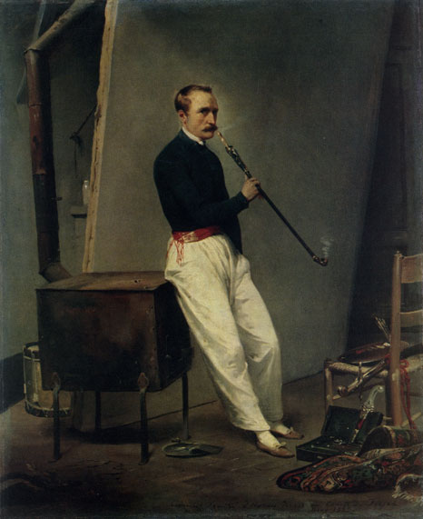 HORACE VERNET. 1789-1863 Portrait of the Artist 