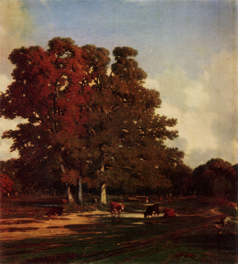 JULES DUPRE. 1811-1889 Autumn Landscape 