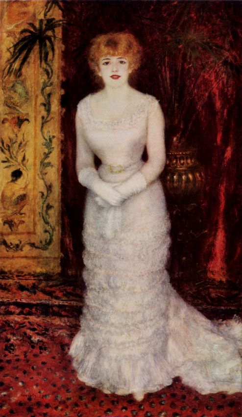 PIERRE-AUGUSTE RENOIR. 1841-1919  Portrait of the Actress Jeanne Samary
