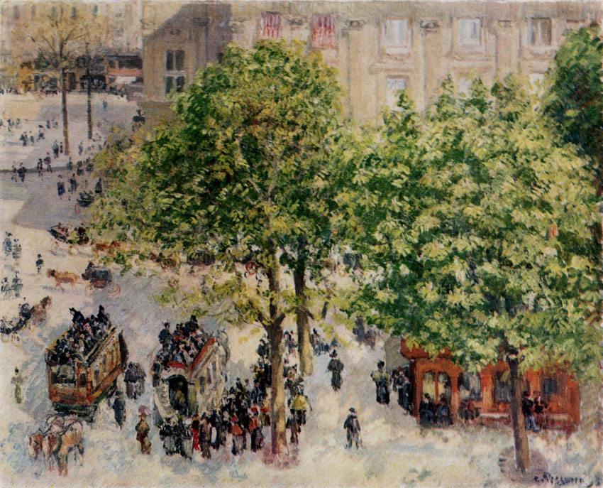 CAMILLE PISSARRO. 1830-1903 Place du Theatre-Fran çais, Paris 