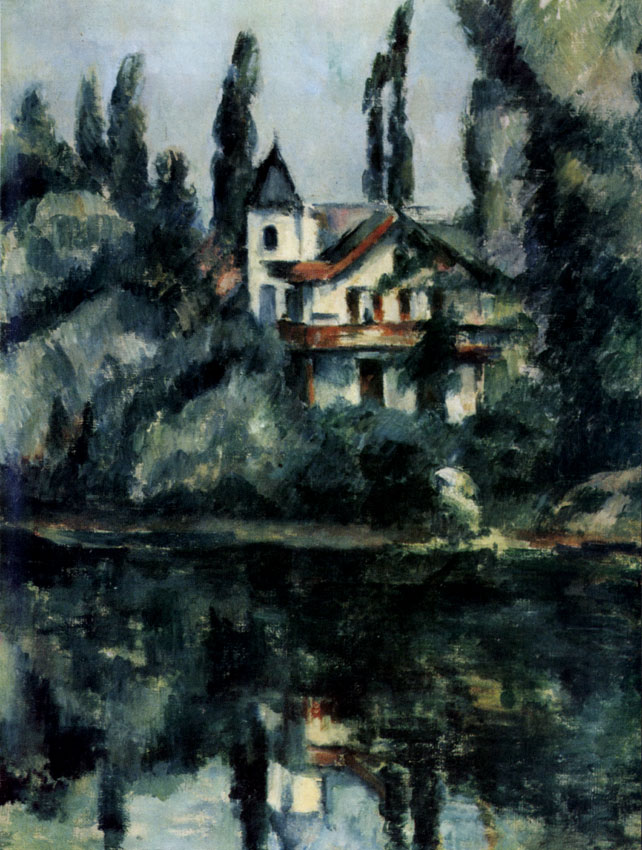 PAUL CEZANNE. 1839-1906 Banks of the Marne (fragment). 1888 