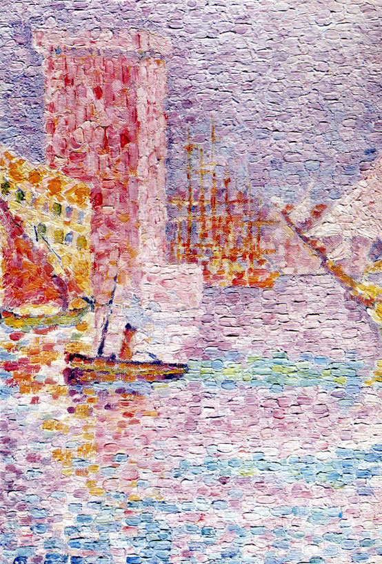 PAUL SIGNAC. 1863-1935 The Marseilles Harbor (fragment). 1906 