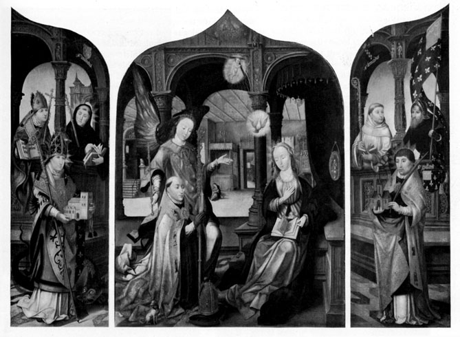 JEAN BELLEGAMBE The Annunciation (trilptych)