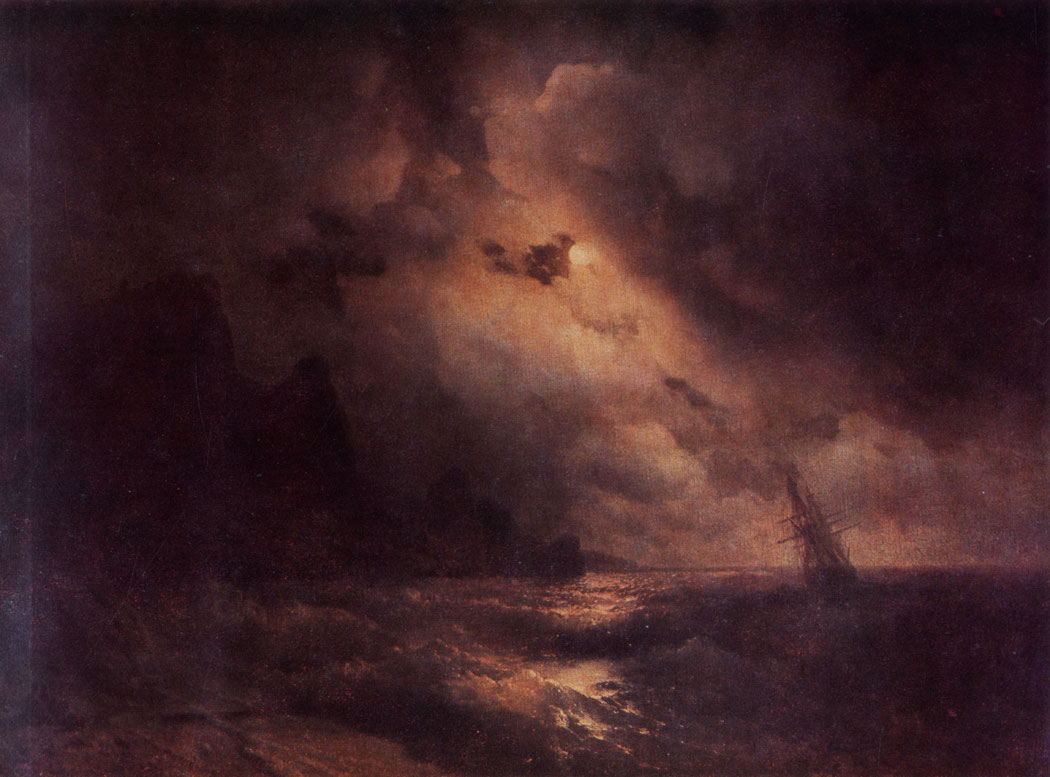 Море. 1864  Холст, масло. 128×170