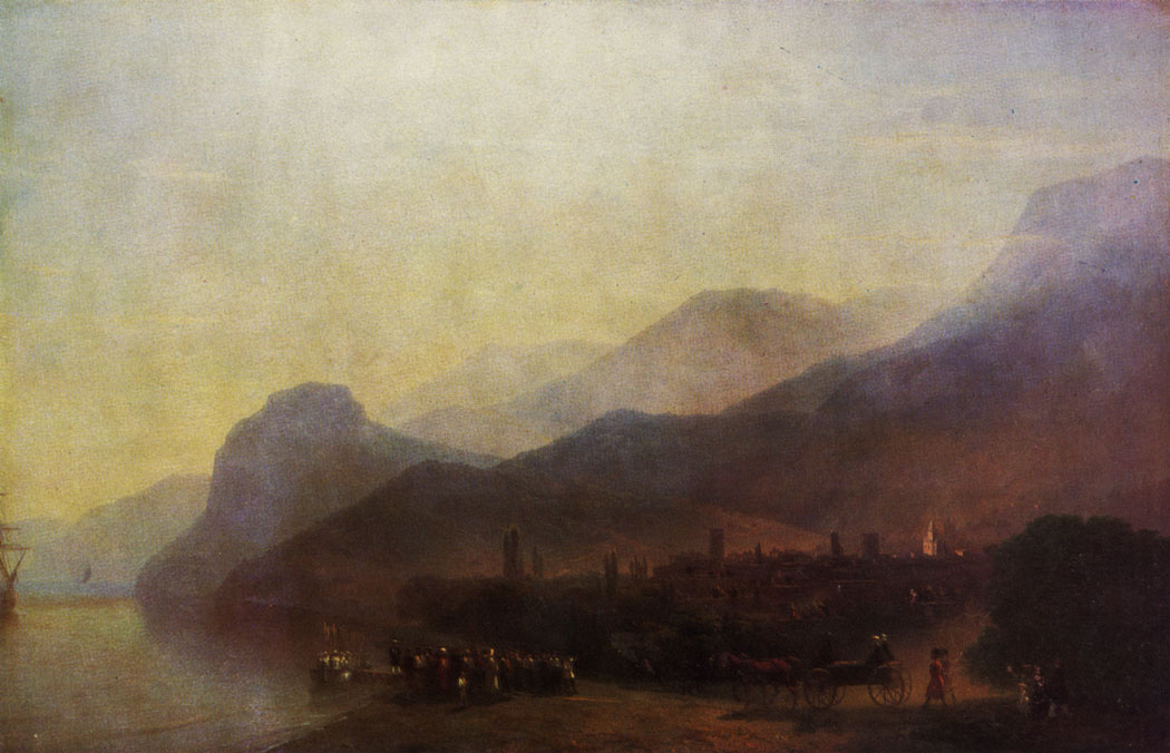 Алушта. 1870-е гг.  Холст, масло. 61×91