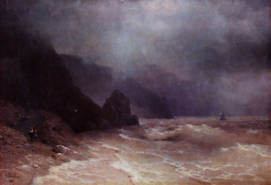 Берег у моря. 1886  Холст, масло. 46×67
