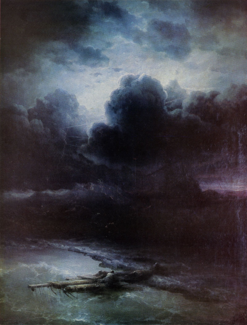 Storm. 1889  Oil on canvas. 148×112