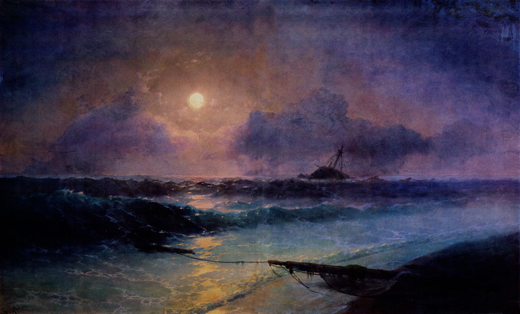 Moonrise. 1899  Oil on canvas. 207×336