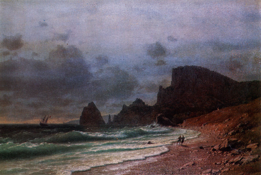Simeiz. The Seacoast. 1884  Oil on canvas.  75×109