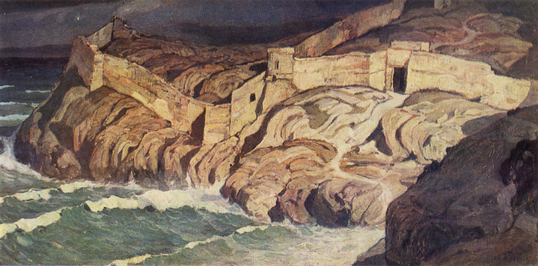 Древняя крепость. 1902  Холст, масло. 99×104