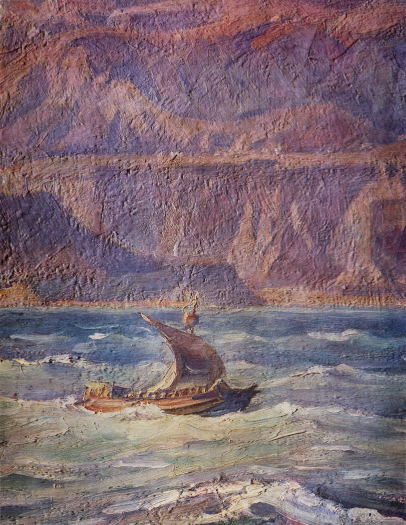 Tauric Scythia. 1937  Oil on canvas. (fragment)