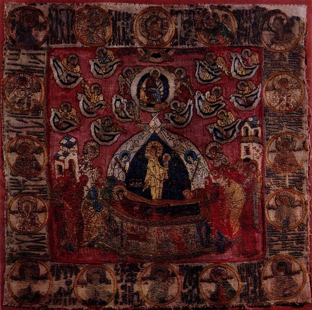 Icon-cloth: The Dormiiion 15th century, Moscow 