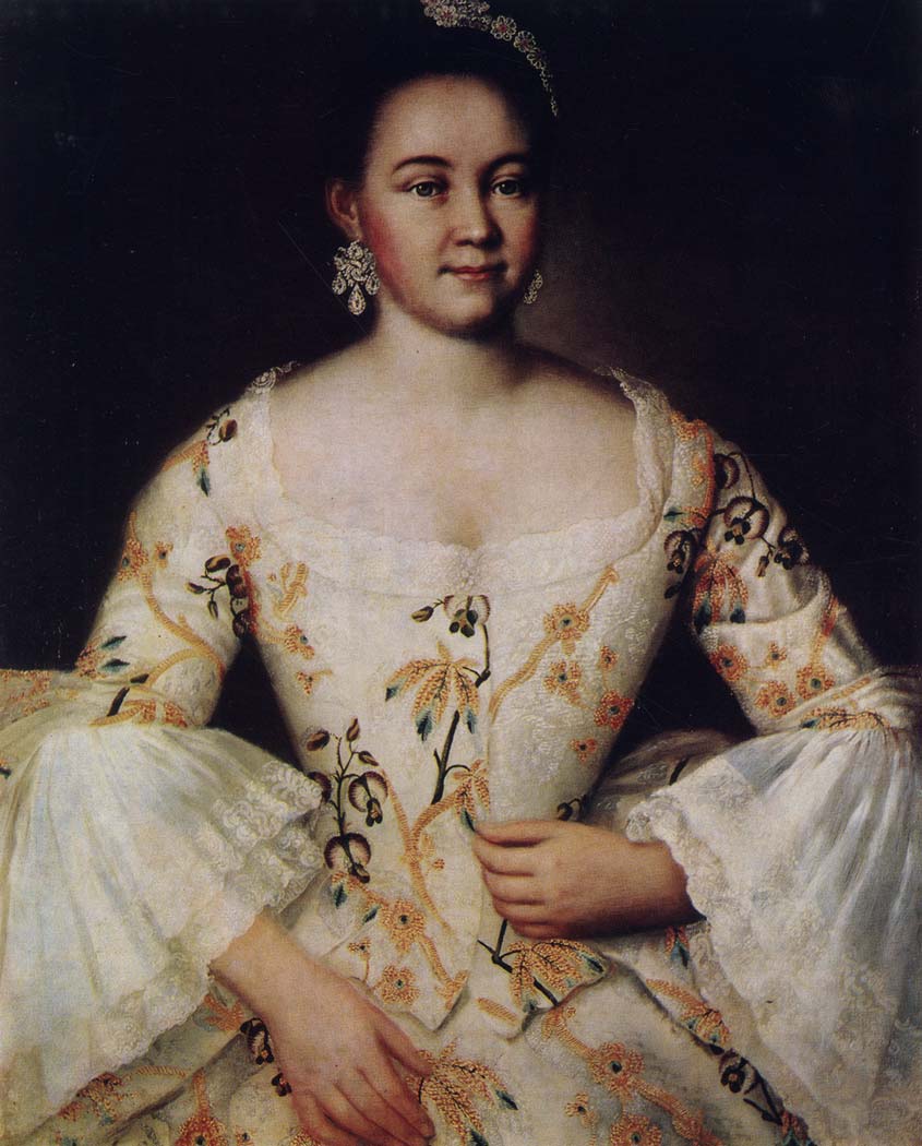 I. Vishniakov. 1699-1761 Portrait of S. Yakovleva After 1756 