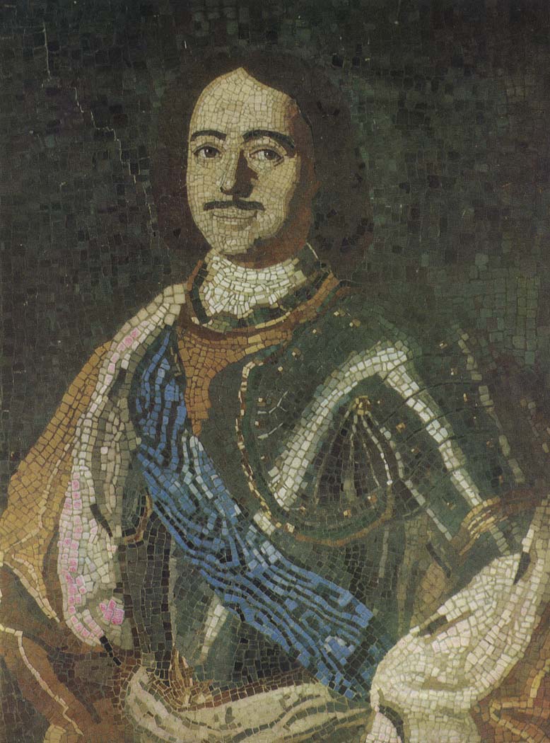 M. Lomonosov. 1711 - 1765 Portrait of Peter the Great 1754
