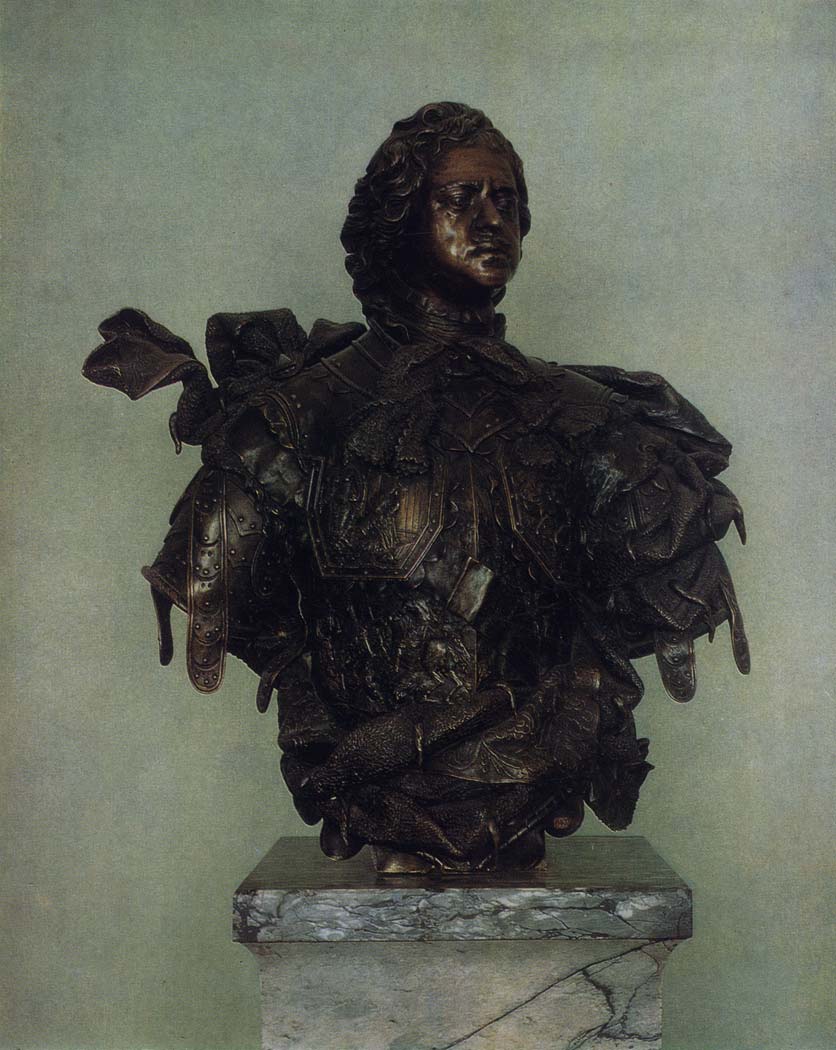 C. Rastrelli. 1675-1744 Portrait of Peter the Great 1723-30 
