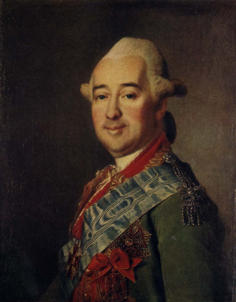 D. Levitsky. 1735-1822 Portrait of M. Krechetnikov 1776-79 