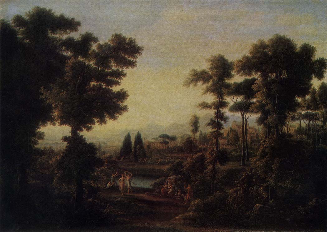 Матвеев Федор Михайлович (1758-1826) Итальянский пейзаж Конец XVIII века