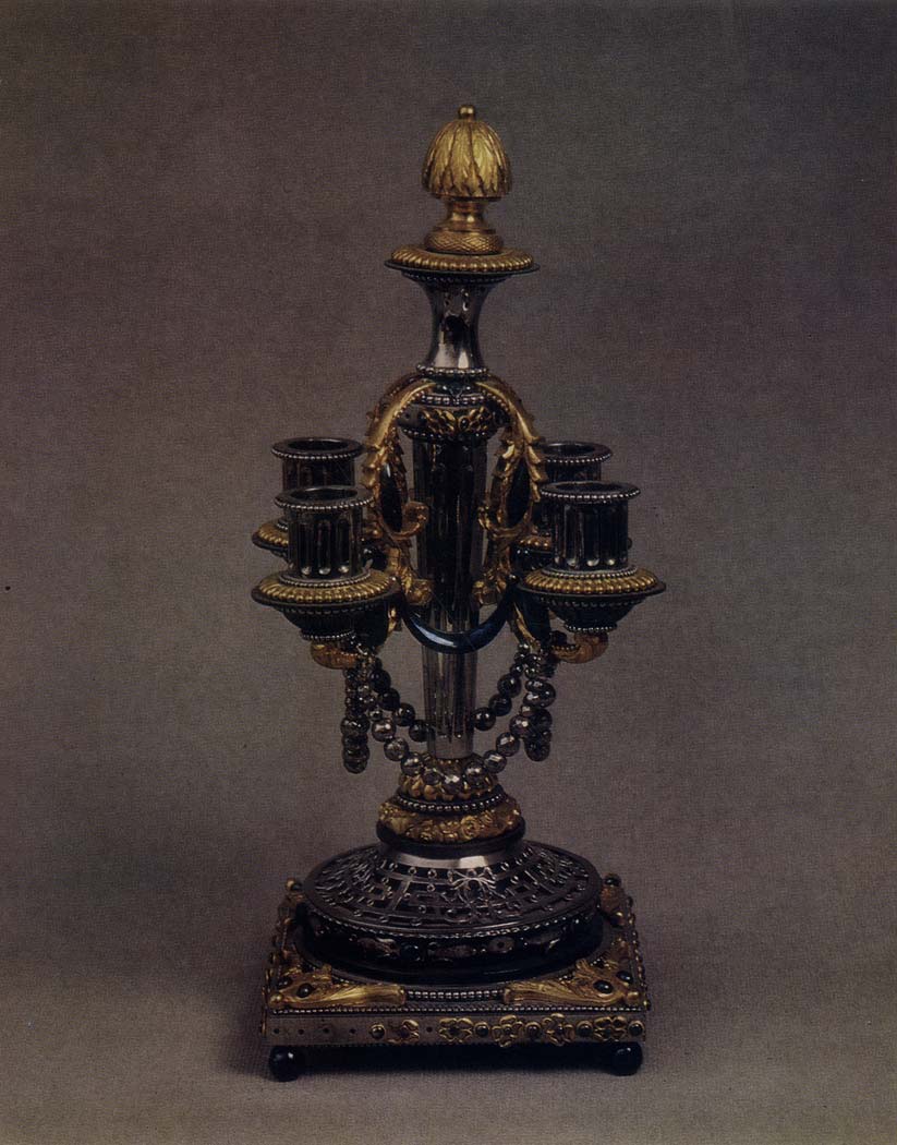 Four-branched candlestick Late 18th century, Tula 
