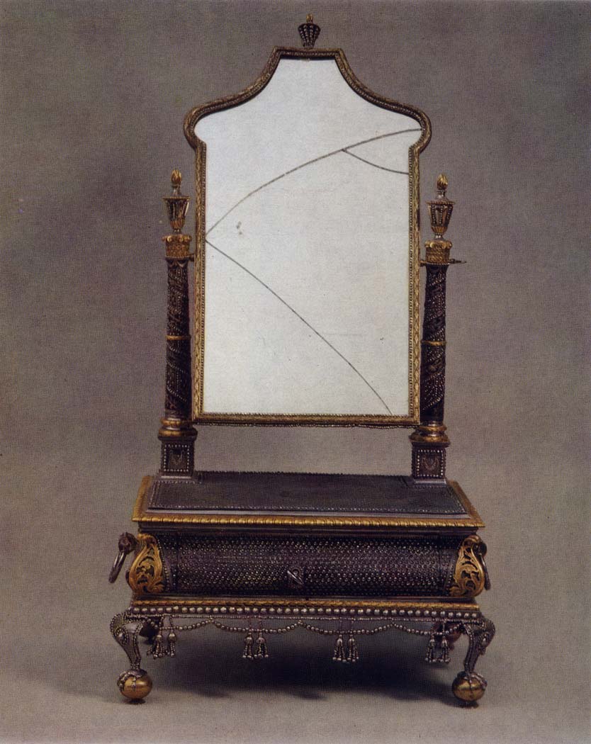 Toilet mirror. 1780 s Tula