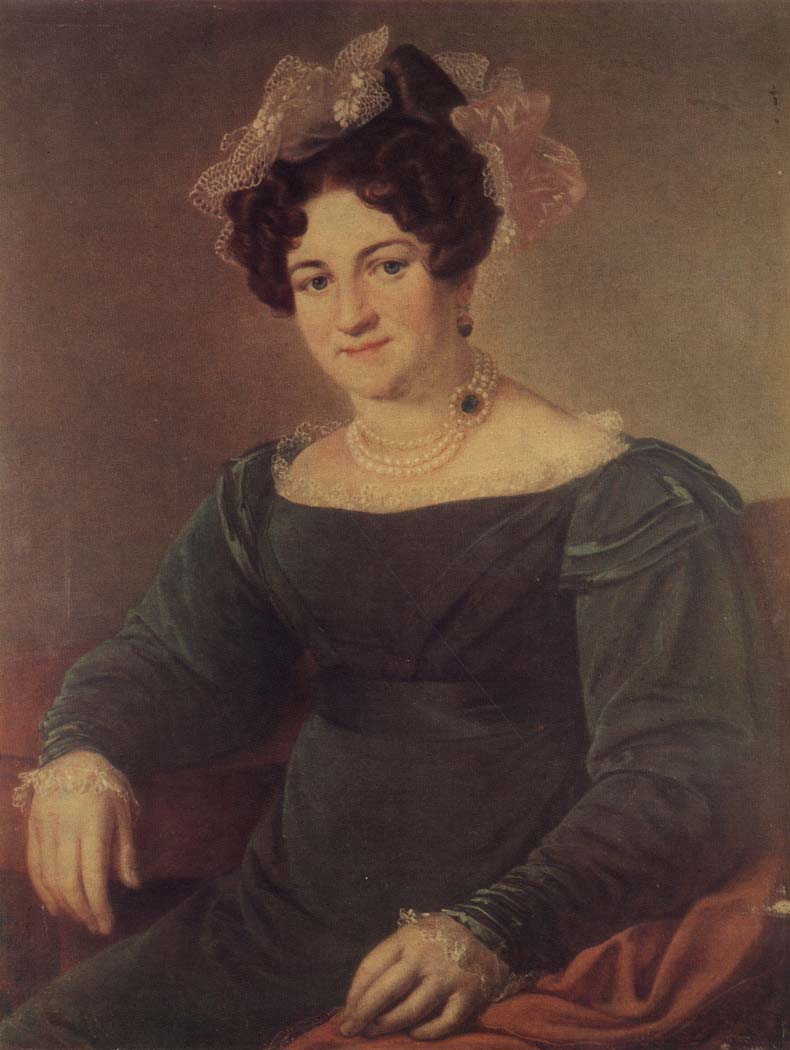Тропинин Василий Андреевич (1776-1857) Портрет П. И. Сапожниковой 1826
