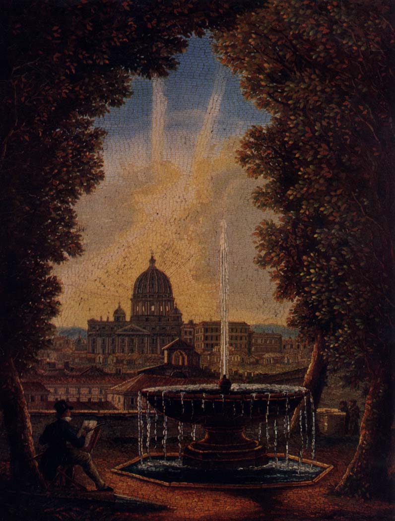 Веклер Георгий Яковлевич (1800-1861) Собор св. Петра в Риме. 1837