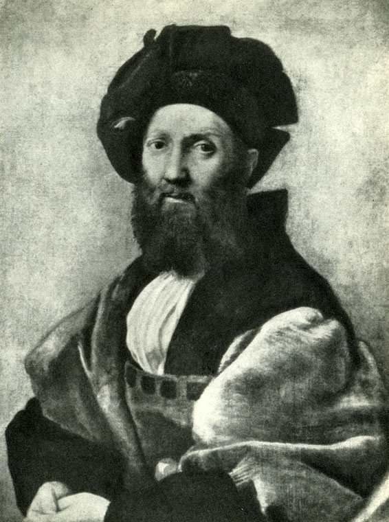 Рафаэль. Портрет  Бальтасара  Кастильоне. 1515-1519  гг.